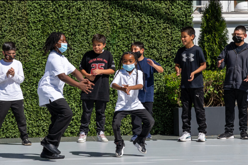 Youth artists performing at HeART of Market | Imagery for the Citywide Youth Arts Festival